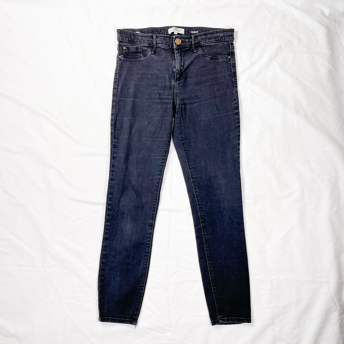 Black skinny jeans river hot sale island