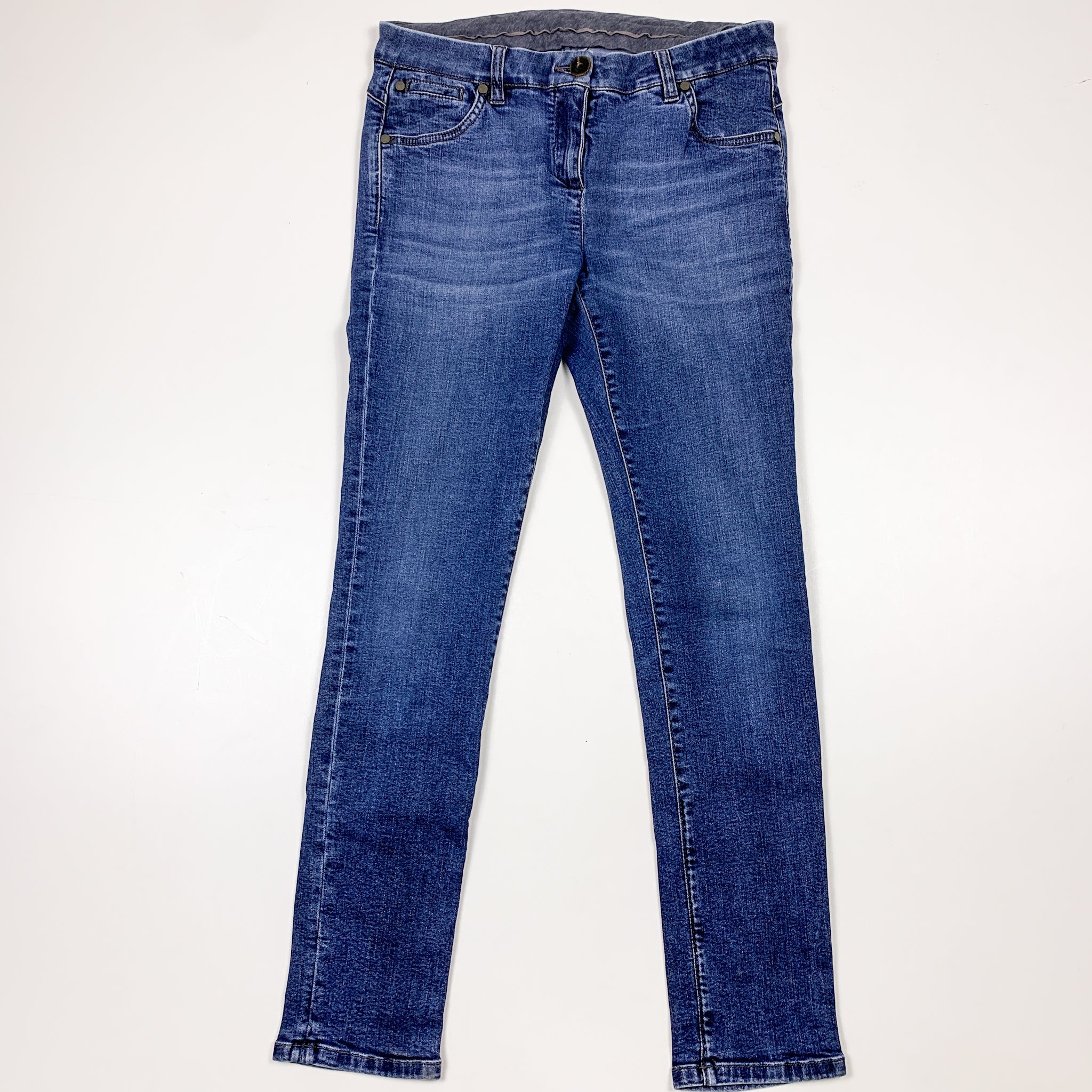 Brunello Cucinelli Blue Skinny Jeans – Double Take