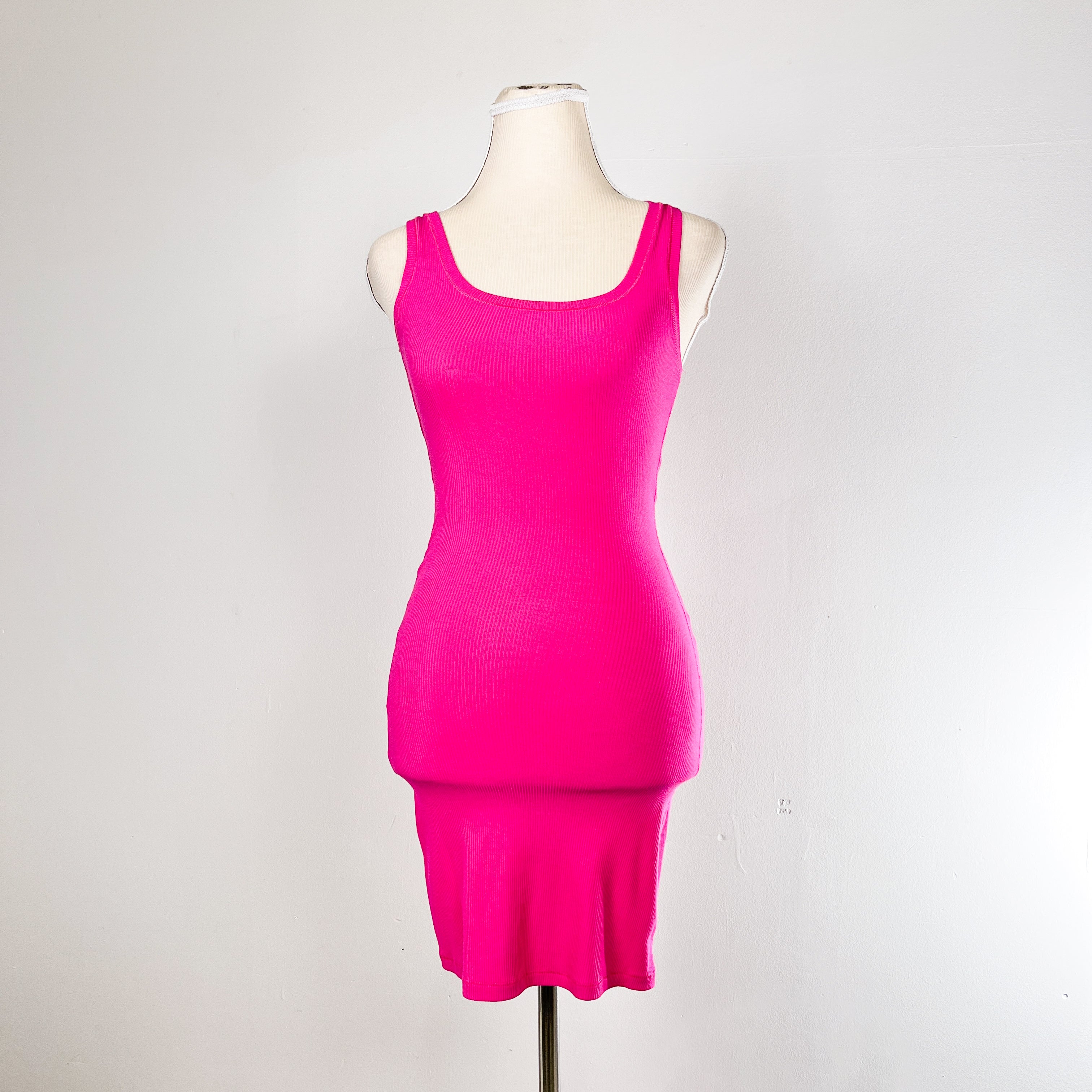 Hot pink tank dress sale