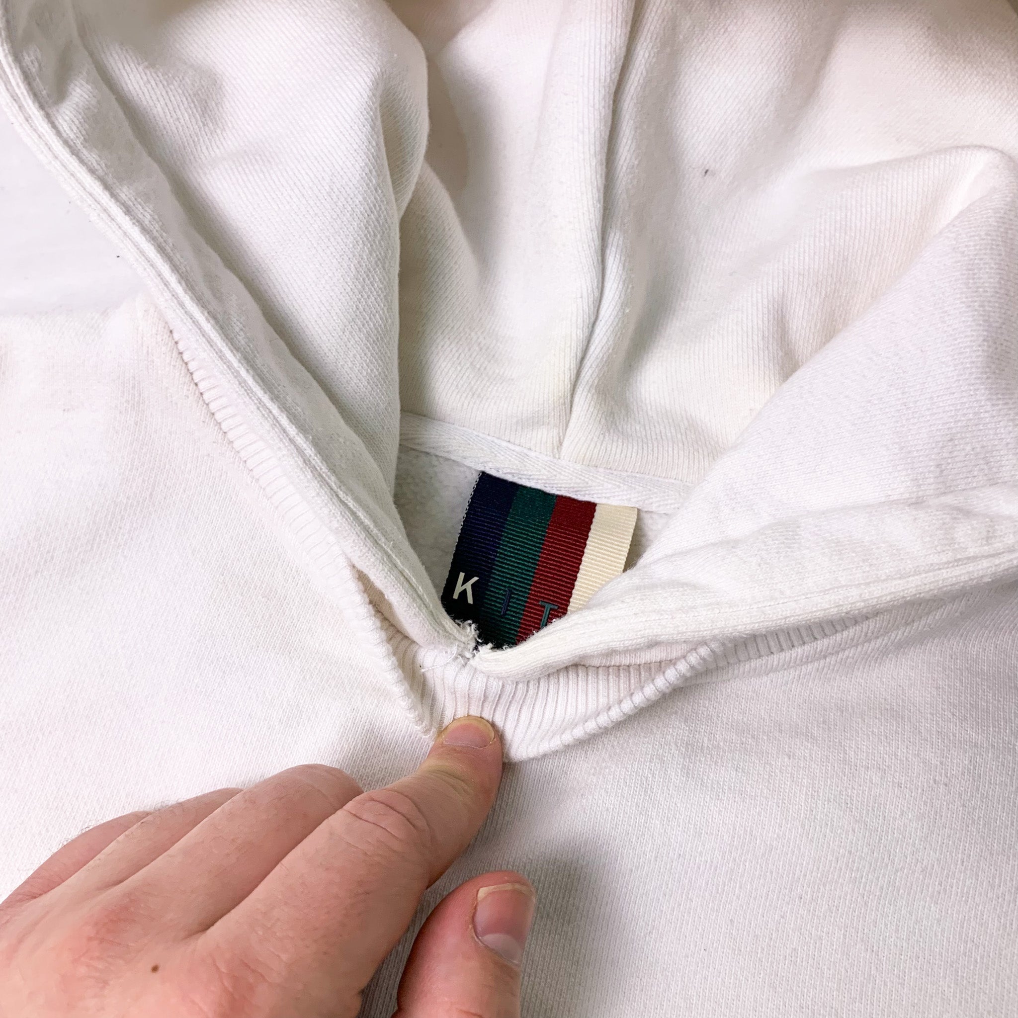 Kith Box Logo White Hoodie (X-Small) – Double Take