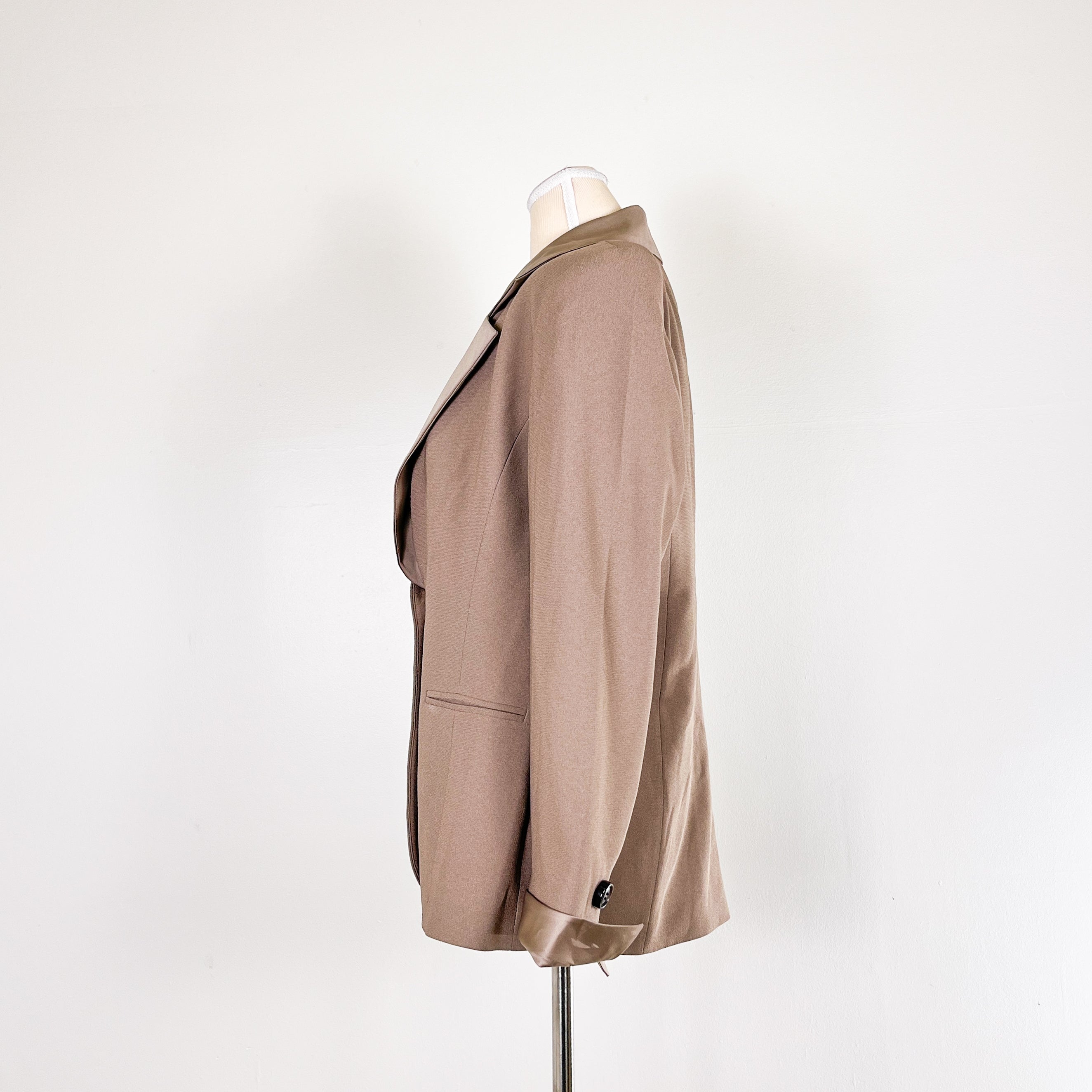 Vintage Christian Dior Blazer Jacket With Removable Collar