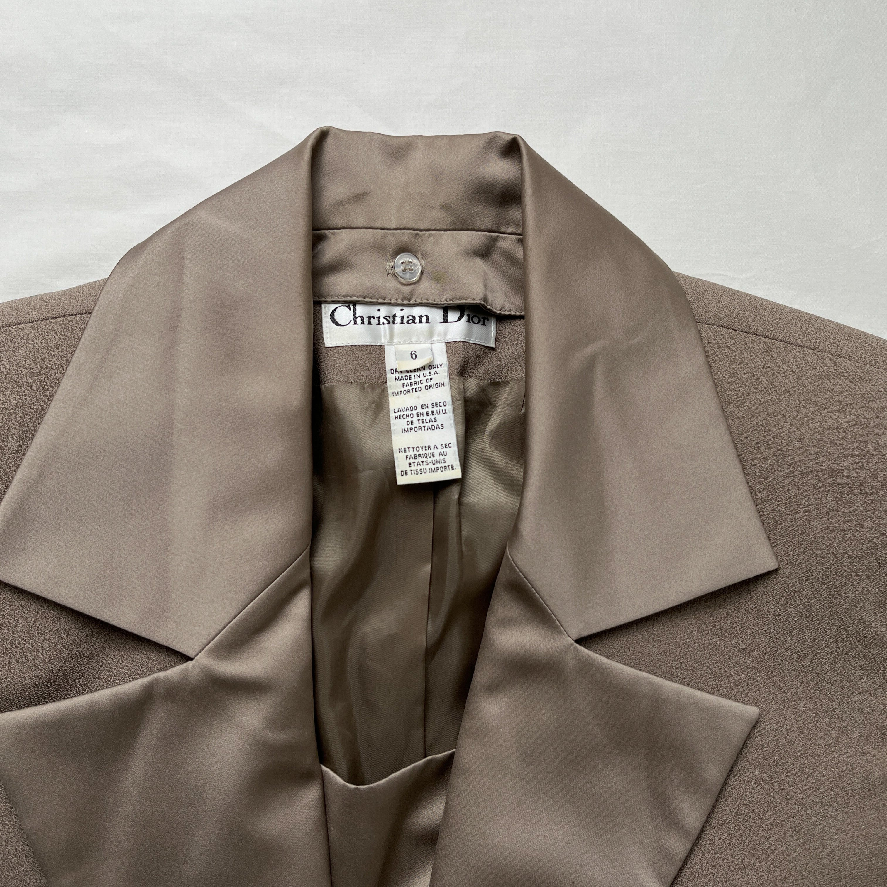 Vintage christian dior on sale blazer