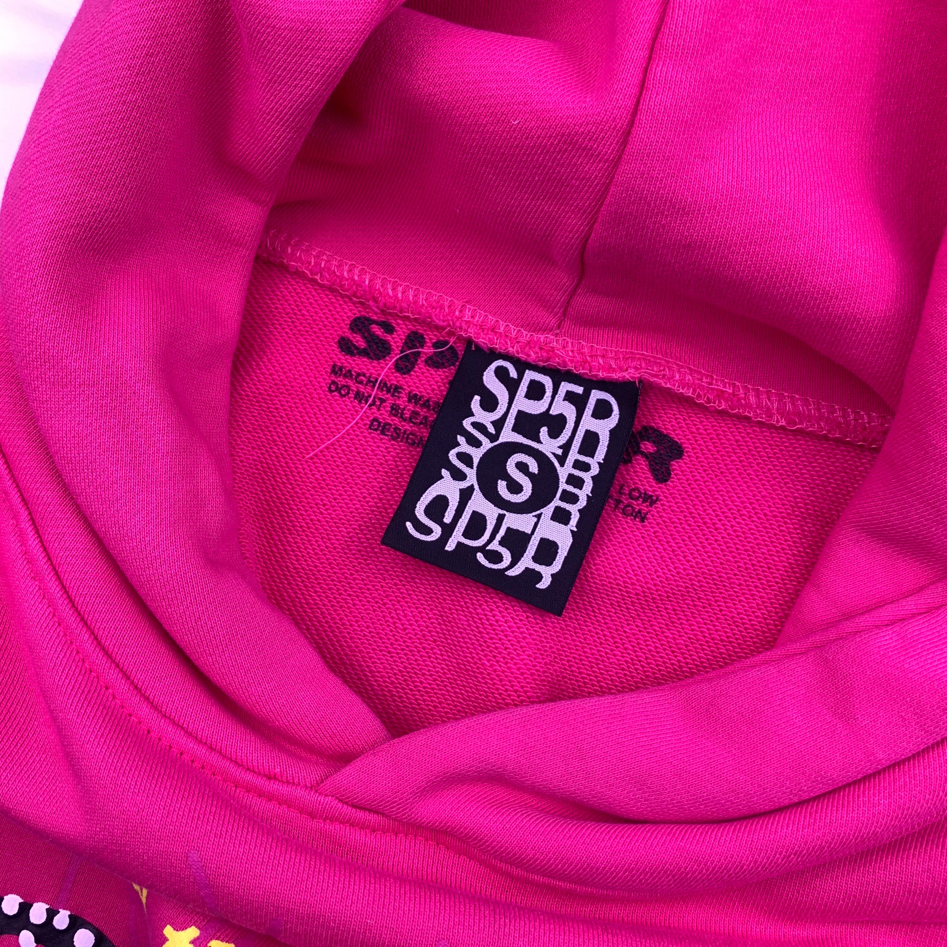 SP5DER Worldwide Pink Hoodie – Double Take