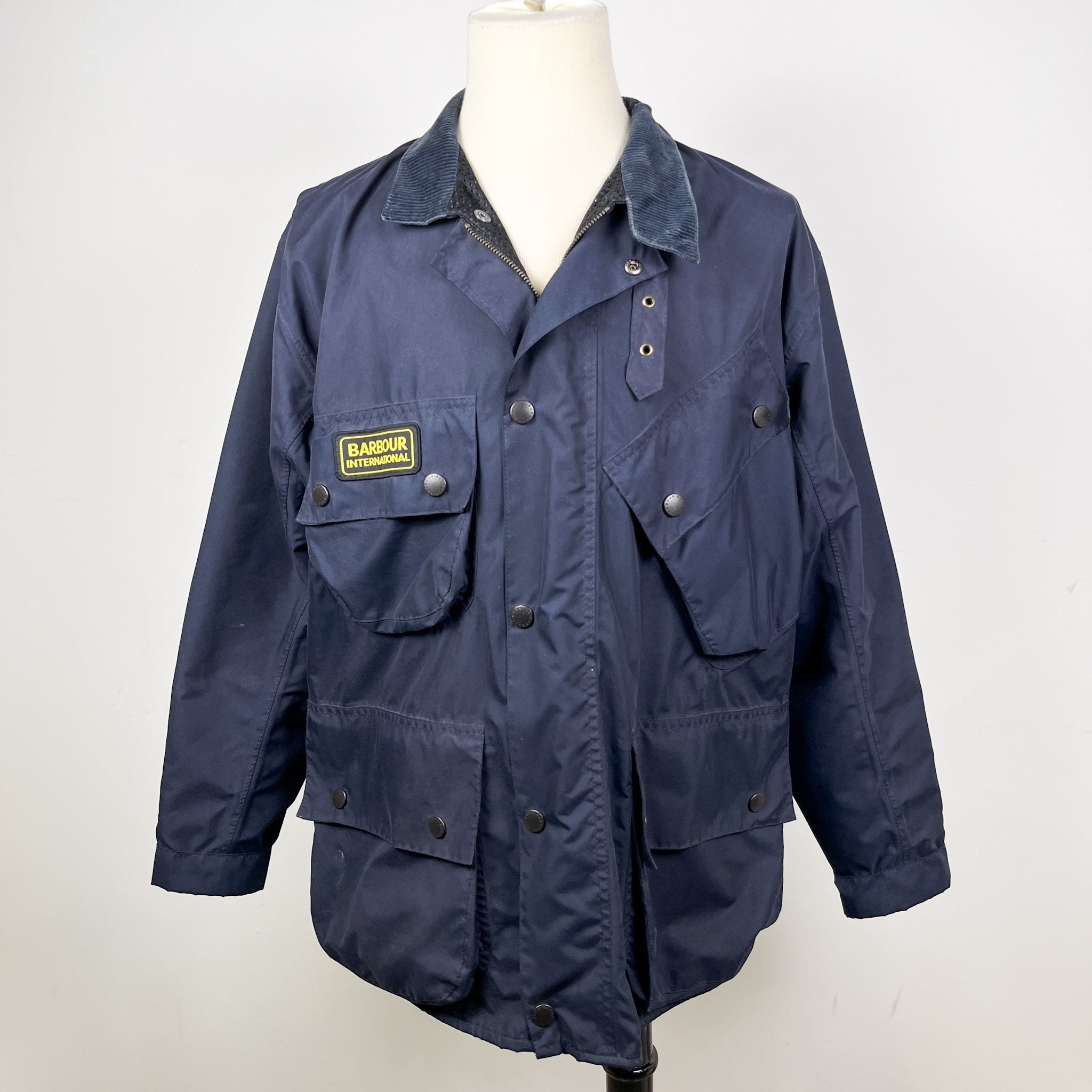 Barbour Navy Utility Chore Jacket Double Take