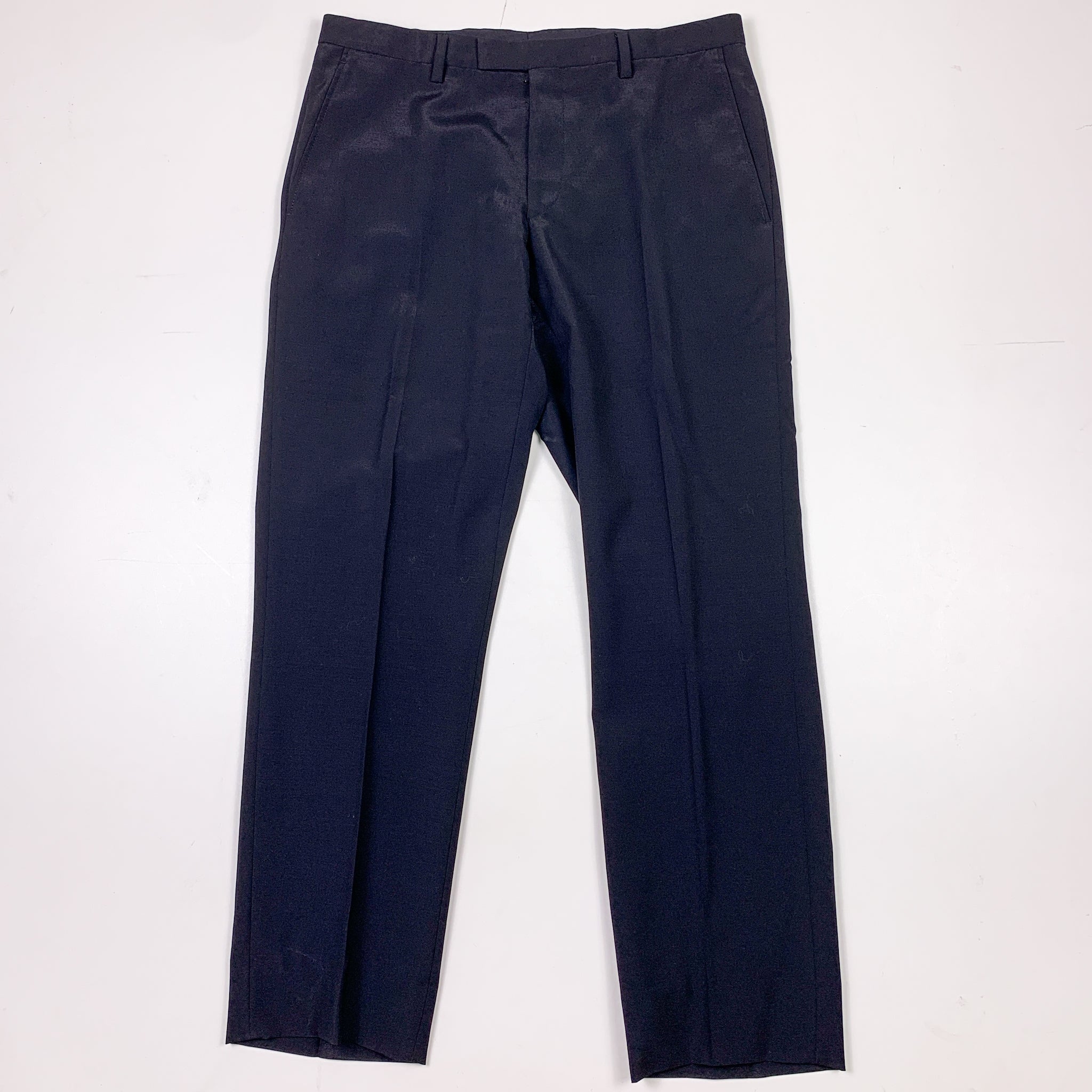 KENZO パンツ WOOL CHECK PLEATED TROUSERS 36 Kenzo Checkered Pleated Tailored Trousers | Neutrals